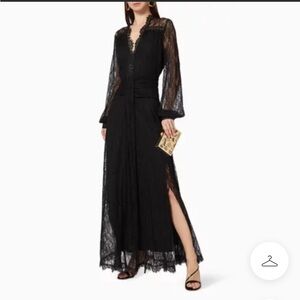Pinko Sposare Chantilly Lace Maxi Dress